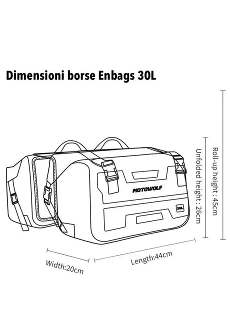 Borse posteriori Universali Endurrad